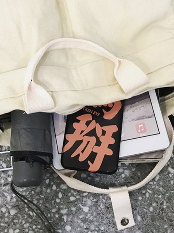 Vintage großer Canvas-Rucksack-3